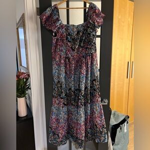 Brand new Anthropologie Plus Size floral embroidered maxi dress, size 3x